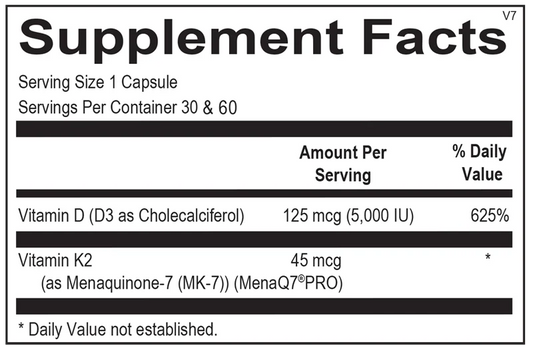 Vitamin D3 with K2