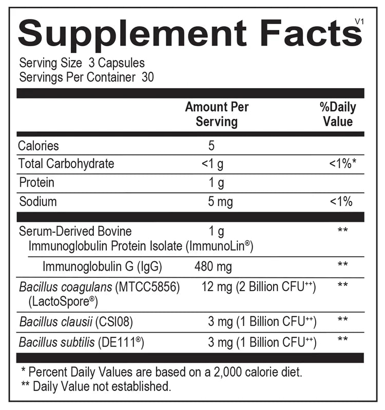 Spore Probiotics + IG
