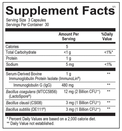 Spore Probiotics + IG