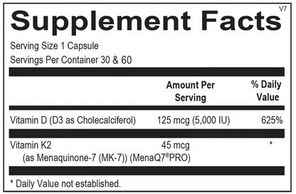 Vitamin D3 with K2